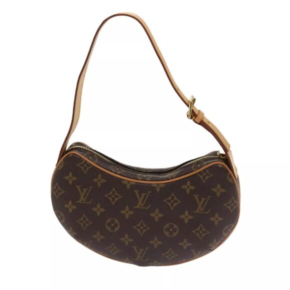 LOUIS VUITTON Monogram Pochette Croissant Shoulder Bag LV Auth - Picture 3 of 16